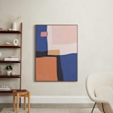 "Provence Abstract No. 2" - Art Print in ultra marine by Pippa Shaw - In a Room
