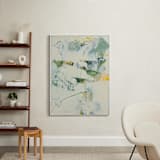 "Emerald Waltz" - Art Print in Vibrant Gold by Grayling - In a Room