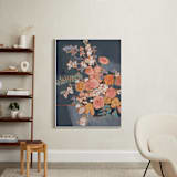 "Sitting Pretty I" - Art Print in Grey by Jennifer Allevato - In a Room