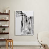 "In and Out" - Art Print in moon by Bethania Lima - In a Room