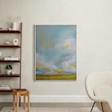"Summering Forever" - Art Print in Golden Yellow by Emily Jeffords - In a Room