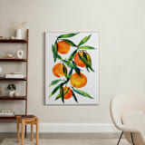 "Tangerine" - Art Print in Tangerine by Alexandra Dzh - In a Room