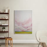 "Leave Behind the Shadows" - Art Print in Pink by Emily Jeffords - In a Room