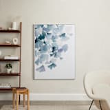 "Blue Ginkgo" - Art Print in Mute Indigo by Yao Cheng Design - In a Room