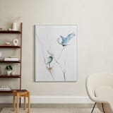 "heron's nest" - Art Print in Heron Blue by Annie Moran - In a Room