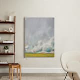 "Mid-summertime" - Art Print in Golden Yellow by Emily Jeffords - In a Room
