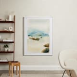 "Beach" - Art Print in Sea by Yao Cheng Design - In a Room