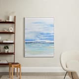 "Muse Triptych (center)" - Art Print in sea by Roberta Hoiness Art - In a Room