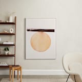 "Stoic 011" - Art Print in Sunset Umber by jinseikou - In a Room