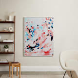"Grapefruity Too" - Art Print in Coral by Katie Craig - In a Room