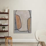 "calm distress" - Art Print in beachy grey by Kate Cawood - In a Room