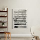 "Abstract Watercolor 90" - Art Print in Black by Ekaterina Romanova - In a Room