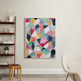 "Kaleidoscope No.1" - Art Print in Cerise by Hooray Creative - In a Room