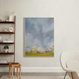 "Grace in the Winds" - Art Print in Gray by Emily Jeffords - In a Room