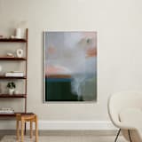 "Cliff No. 1" - Art Print in White by AlisonJerry - In a Room