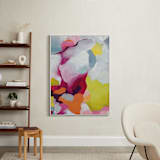"Infusion" - Art Print in blue by Mya Bessette - In a Room