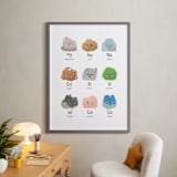 "Kawaii Elements" - Art Print in Brights by McKenna Sato - In a Room