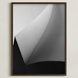 "Swept Away II" - Art Print in Black & white by Angie McMonigal - Framed