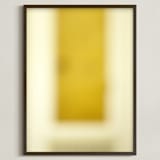 "Ode to Rothko I" - Art Print in Ochre by koshi - Framed