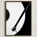 "Silent Disco" - Art Print in High Contrast White and Black Color image by Anika - Framed