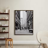 "Downtown IV" - Art Print in Black & White by Erin Beutel - In a Room