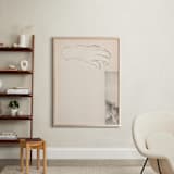 "Elossa I" - Art Print in Vintage Beige by jinseikou - In a Room