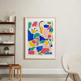 "Primario" - Art Print in White by FERNANDA MARTINEZ - In a Room