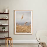 "marsh grass" - Art Print in Golden by Crystal Lynn Collins - In a Room
