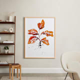 "Shift" - Art Print in Rust by Kelly Ventura - In a Room
