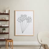 "crystallized pyrotechnics" - Art Print in crisp white by Naomi Ernest - In a Room