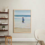 "Oxnard Zachary I" - Art Print in Cerulean Blue by Annie Seaton - In a Room