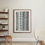 "Tapete" - Art Print in Warm grey by Catilustre - In a Room