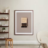 "Famous Food Black" - Art Print in Barbeque Black by Andrew McClintock - In a Room