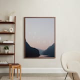 "Explore Your World" - Art Print in Dawn by Amy Carroll - In a Room