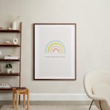 "You Make Me Happy" - Art Print in White by Joyce Pinheiro - In a Room