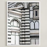 "Stripe" - Art Print in Stone by Jenna Holcomb - Framed