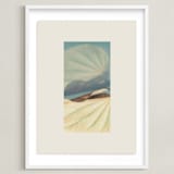 "It's a Beautiful Life II" - Art Print in Blue Sage by Shawna Urban - Framed