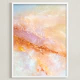 "Opal Essence" - Art Print in peach opal by KIMBERLY SMITH - Framed