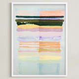 "Inner Nature" - Art Print in Hot Tangerine by HAPI ART - Framed