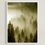 "Mystical Forest " - Art Print in Forest Olive by Uros Zagozen - Framed