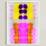 "Hot pink" - Art Print in Hot pink by HAPI ART - Framed