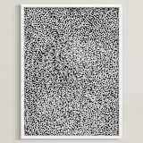 "10,000 Grains" - Art Print in Charcoal by Bryn Wears-Fitipaldi - Framed