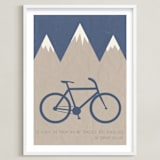 "Conquer" - Art Print in Pond by Addison Welch - Framed