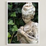 "Vine Nymph" - Art Print in Green by Misty Hughes - Framed