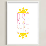 "Good Morning Sunshine" - Art Print in Sunshine by Christina Novak - Framed