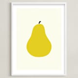 "Heirloom Pear" - Art Print in Danjou by Alexandra Stafford - Framed