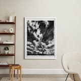 "plume" - Art Print in Charcoal by Kelly Johnston - In a Room