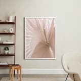 "Whirl" - Art Print in Beige by Carly Tabak - In a Room