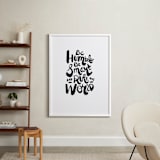 "Humble World" - Art Print in White by Heather Francisco - In a Room