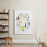 "Minx" - Art Print in Navy by Lori Wemple - In a Room